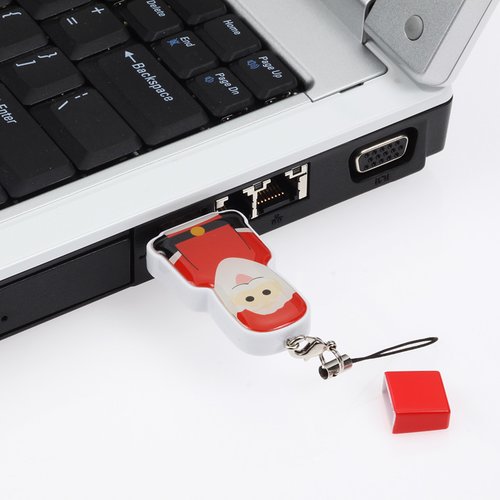 Additional Image 1 - a keychain attached to a laptop