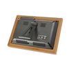 Additional Image 3 - a black object with a wooden frame