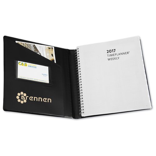Additional Image 2 - a black and white folder with a white label