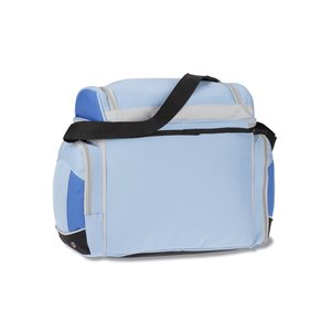 Additional Image 5 - a white cooler bag with a black strap
