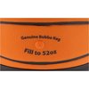 an orange and black rectangular object