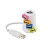 Additional Thumbnail Image 2 - a white usb cable with colorful labels