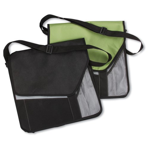 Additional Image 1 - a pair of black and green bags