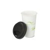 Additional Thumbnail Image 1 - a white cup with a black lid