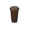 Additional Thumbnail Image 2 - a brown plastic cup with a lid