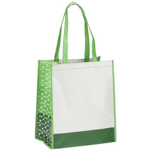 Additional Image 3 - a green and white bag