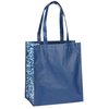 View Image 3 of 5 of Expressions Grocery Tote - Blue