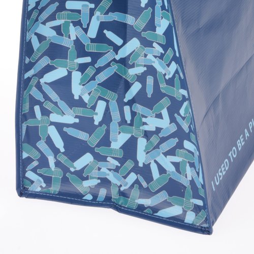 Additional Image 3 - a blue bag with a pattern on it