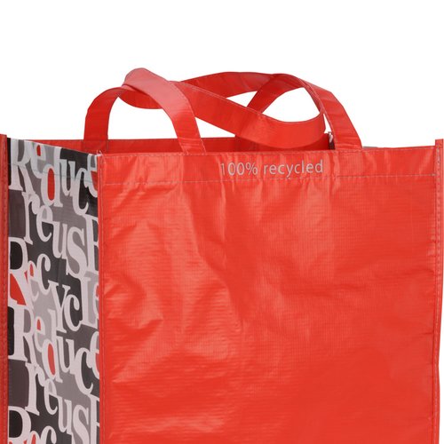 Additional Image 2 - a red bag with a black and white design