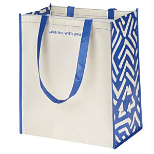 Additional Image 2 - a white and blue bag
