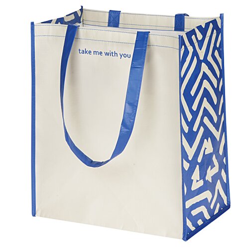 Additional Image 2 - a white and blue bag