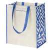 View Image 3 of 3 of Expressions Grocery Tote - Royal Print - 24 hr