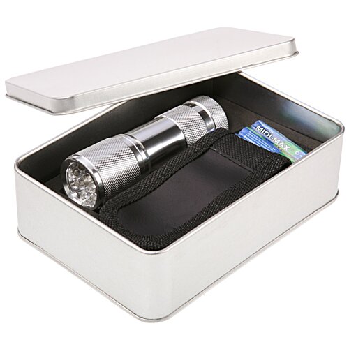 Additional Image 2 - a white box with a flashlight inside
