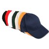 Additional Thumbnail Image 1 - a blue hat with multicolored stripes