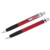 a close up of two pens