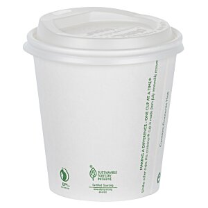 Additional Image 3 - a white cup with a lid