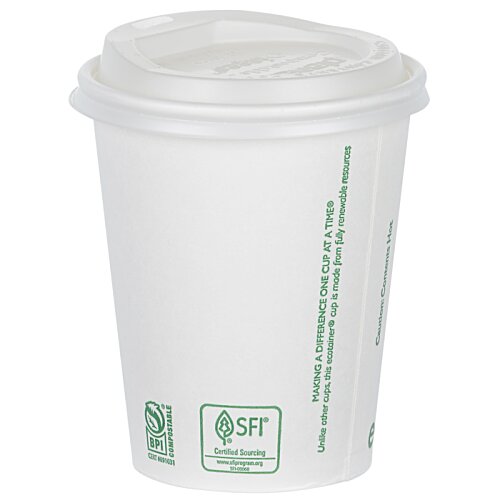 Additional Image 3 - a white cup with a lid