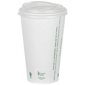 Additional Image 3 - a white cup with green text