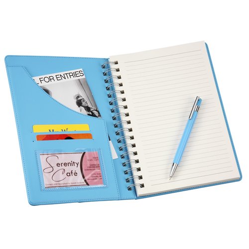 Additional Image 1 - a notebook with a pen and eraser
