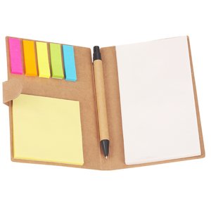 Additional Image 1 - a notepad with a pen and sticky notes