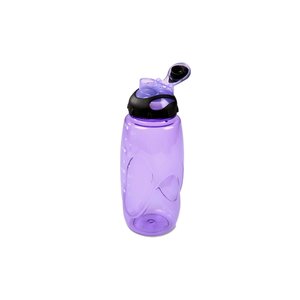 Additional Image 1 - a purple water bottle with a black lid
