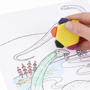Additional Image 2 - a hand holding a yellow crayon