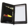 View Image 2 of 2 of Script Zippered Jr. Padfolio - Full Color
