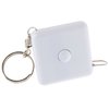 View Image 2 of 2 of 3' Square Tape Measure Keyholder - Opaque