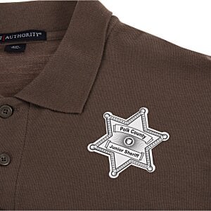 Additional Image 2 - a brown shirt with a star on it