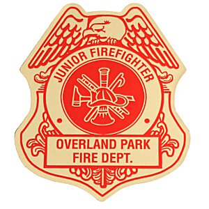 Additional Image 1 - a red and white badge