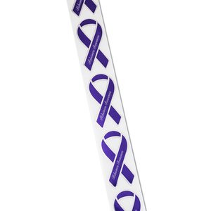 Additional Image 1 - a purple ribbon with white background