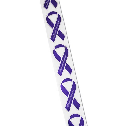 Additional Image 1 - a purple ribbon with white background
