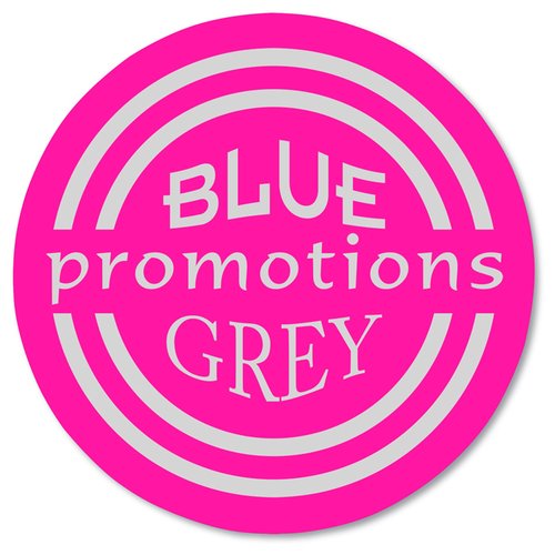 Additional Image 1 - a pink circle with white text