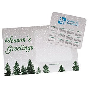 Additional Image 2 - a white card with green trees on it