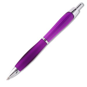 Additional Image 1 - a purple pen with a silver tip