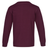 View Image 2 of 3 of 5.2 oz. Cotton Long Sleeve T-Shirt - Youth - Screen