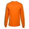 View Image 3 of 3 of Adult 6 oz. Cotton Long Sleeve Pocket T-Shirt - Embroidered