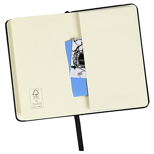 Additional Image 2 - a white notebook with a blue strip