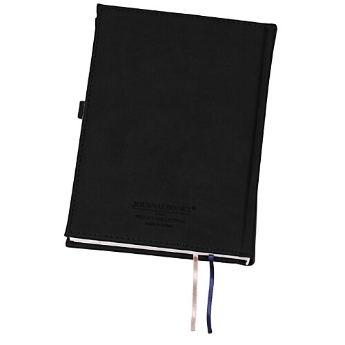 Additional Image 1 - a brown book with blue and white stripes