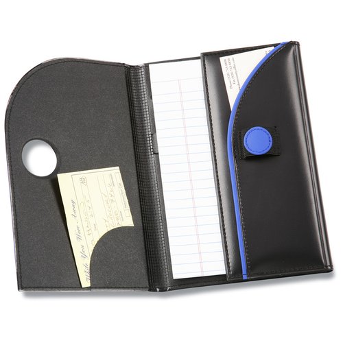 Additional Image 1 - a black and white card holder