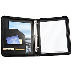 Additional Image 2 - a black folder with a white cover