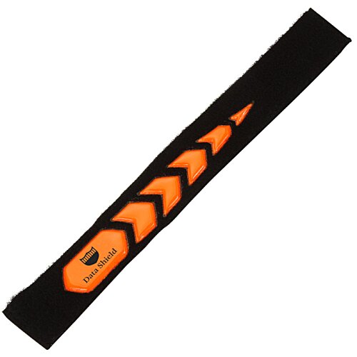 Additional Image 2 - a black and orange wristband