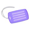 View Image 2 of 2 of Traveler Rectangle Luggage Tag - Translucent
