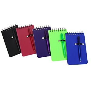 Additional Image 1 - a group of colorful notebooks