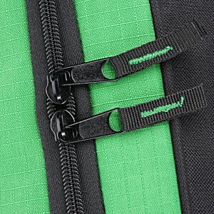 Additional Image 2 - a zippers on a green bag