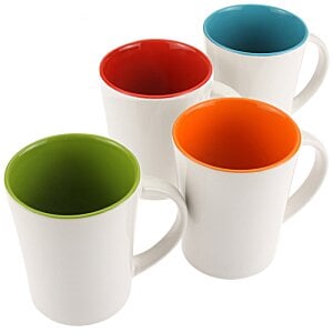 Additional Image 1 - a group of mugs with different colored cups