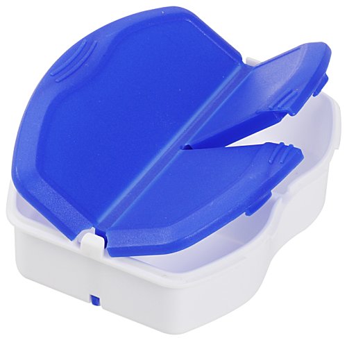 Additional Image 1 - a blue and white pill container