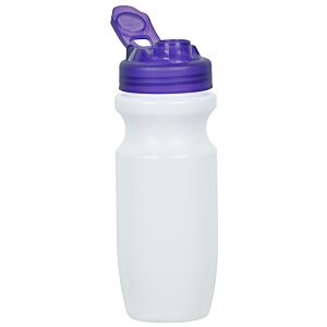 Additional Image 2 - a white and purple plastic bottle