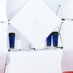 Additional Image 2 - a blue cups on a white shelf