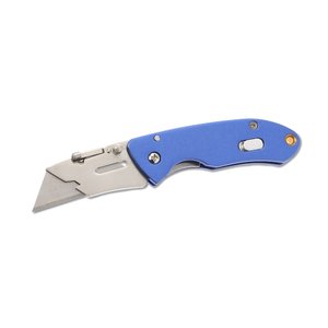 Additional Image 1 - a blue and silver utility knife